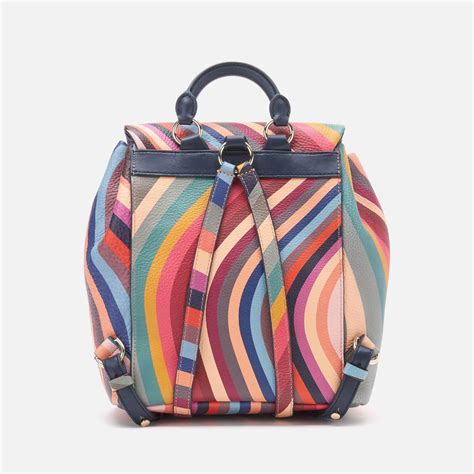Paul Smith Leather Swirl Backpack Lyst