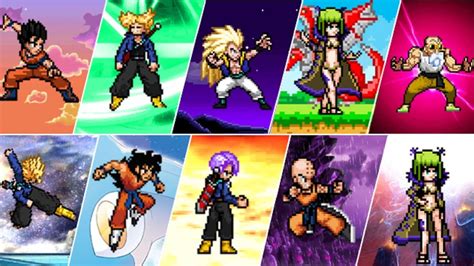 All Super Ultimate Attacks Dragon Ball Forms Mugen Youtube