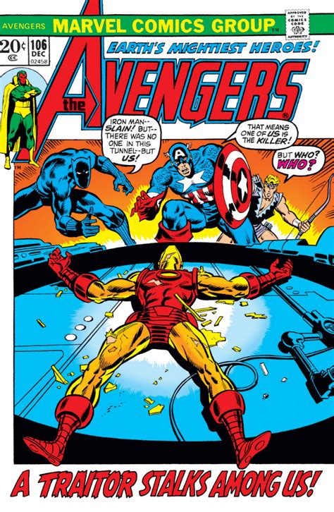 Avengers Vol 1 106 Marvel Database Fandom Powered By Wikia