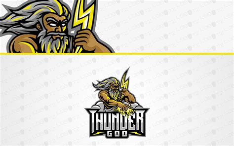Zeus Esports Logo Thunder God Esports Logo For Sale Lobotz Ltd
