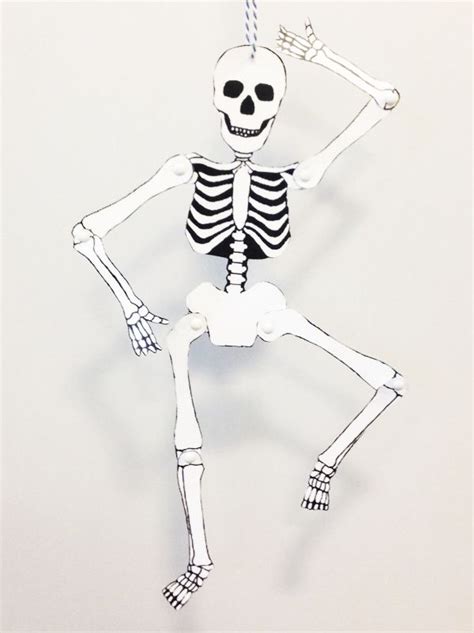 Pantin Squelette Squelette Squelette Halloween Et Pantin