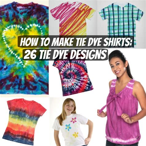 How To Make Tie Dye Shirts 26 Tie Dye Designs