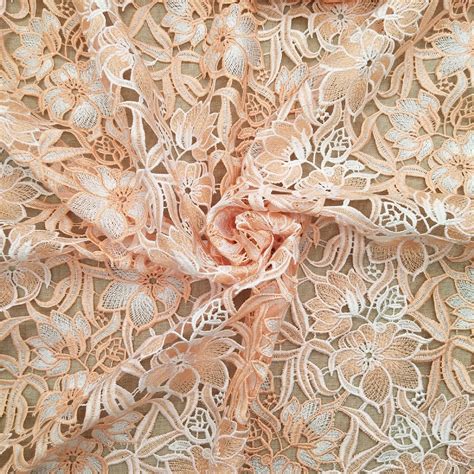 Flower Designer Fabric Lace Dressmaking Fabric Lace1 Yard Etsy