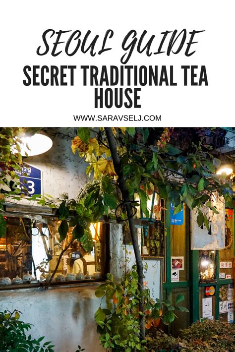 Traditional Teashop In Seoul Korea Called Moon Bird Only Does Think