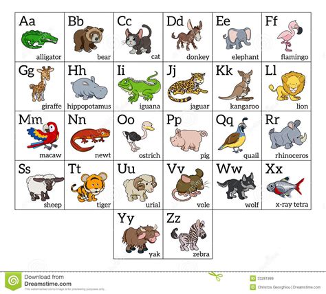 hewan lucu: A To Z Names Of Animals Images