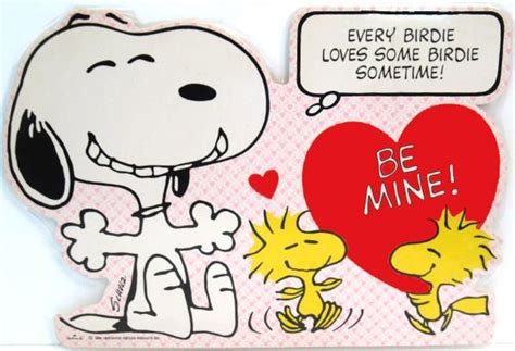 Happy Valentines Day Woodstock Snoopy Valentines Day Snoopy