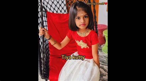 Tiya Kutty Cute Photos 🌸 Youtube