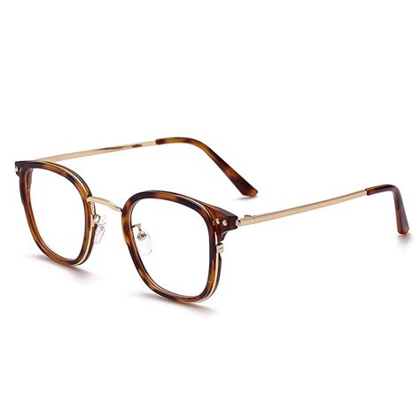 tr90 square glasses frame men women clear lens optical eyeglasses vintage spectacle frames