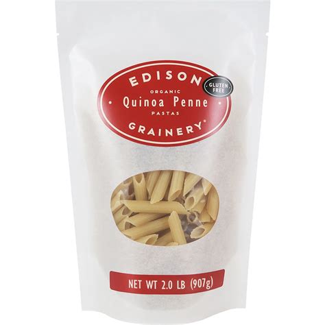 Edison Grainery Organic Quinoa Pasta Penne 4 Bags 2 Lb Each Bread