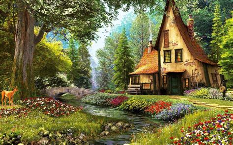 Best 23+ Cottages Wallpaper on HipWallpaper | Fairy Tale Cottages Wallpaper, Vacation Cottages ...