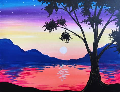 Warm Bold Colors Make This Beautiful Sunset Painting A Perfect Way To Keep Your Love Of Summer