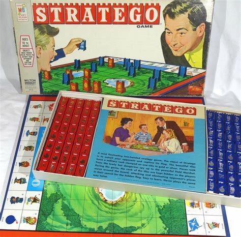 Vintage 1960s Stratego Board Game By Milton Bradley 100 Etsy Uk