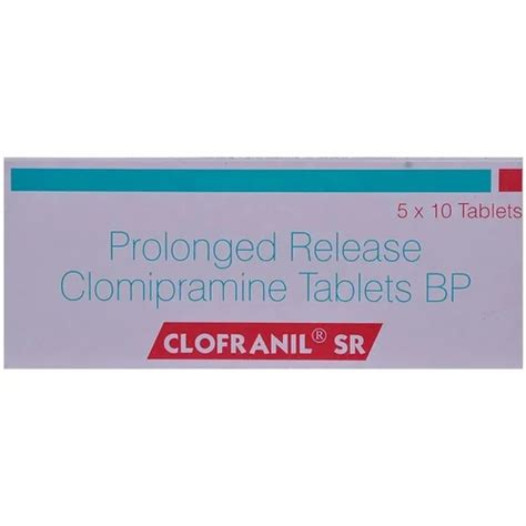 Clofranil 75mg Sr Clomipramine Tablets At Rs 165stripe Clomipramine
