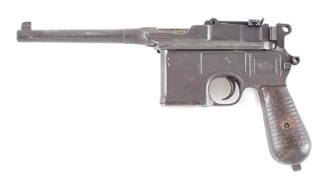 Chinese Marked Mauser C 96 Broomhandle Semi Automatic Pistol Barnebys