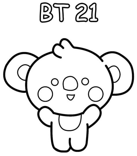 Adorable Koya Bt Coloring Page Coloring Pages Easy Doodles