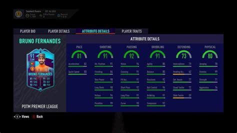 Su velocidad es bastante aceptable, no se. FIFA 21: How to complete POTM Bruno Fernandes SBC ...