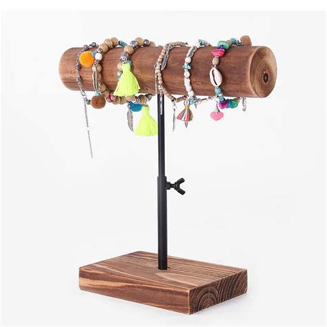 Creative Chain Bracelets Pendant Display Stand Wood Bracelets Display