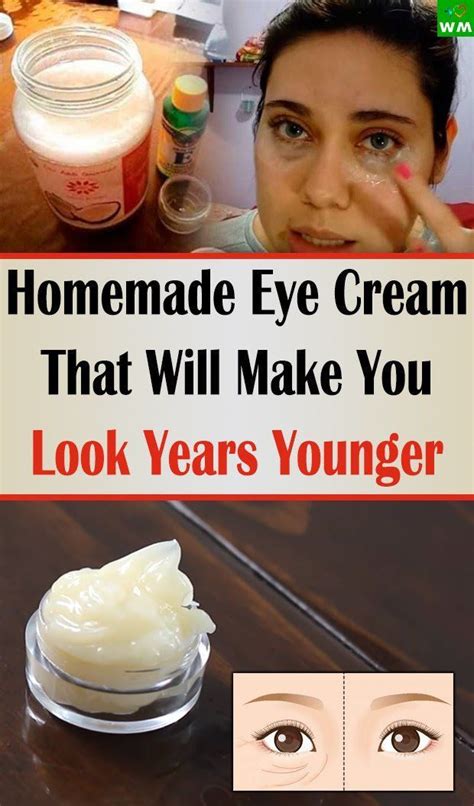 Homemade Eye Cream That Will Make You Look Years Younger Homemade Eye