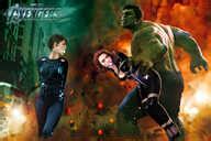 Post Avengers Black Widow Cobie Smulders Fakes Hulk Maria Hill