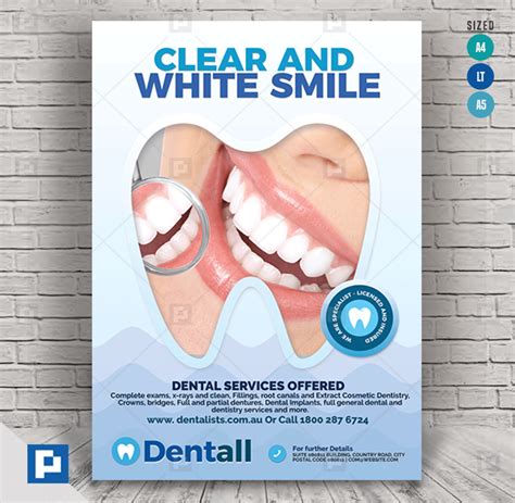 Dentistry Clinic Flyer PSDPixel