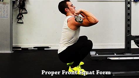 How To Front Squat With Proper Form Youtube