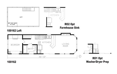 100162 Floor Plan Fairmont Park Models