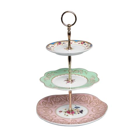 As well as being practical, they are beautifully decorated so. vintage style three tier cake stand by i love retro ...