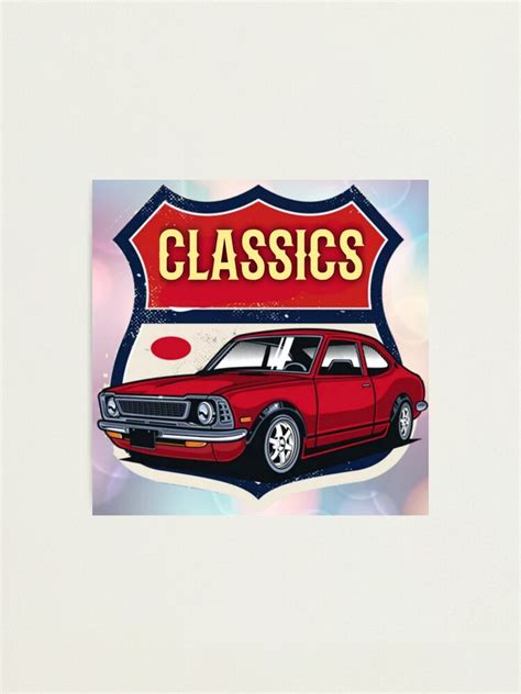 Classic Vintage Cars Logo Photographic Print By Harigovind Redbubble
