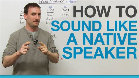 How To Sound Like A Native Speaker The Secret Sounds Like Learn English Speaker