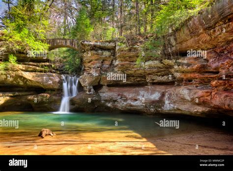 Upper Falls At Old Mans Cave In Hocking Hills Ohio This Is A Very