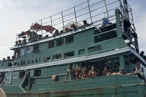 Myanmar Migrants Shunned By Malaysia Spotted Adrift In Ocean The