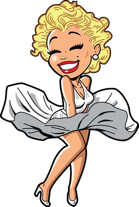 Marilyn Monroe Cartoon Desenhos Animados Desenho Da Marilyn Monroe