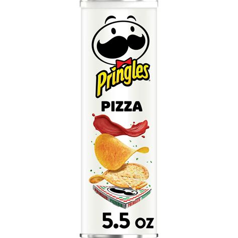 Pringles Pizza Flavored Potato Crisps 55 Oz