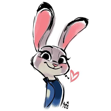 Couldnt Resist Drawing Judy Hopps Fan Art For Zootopia Movie By