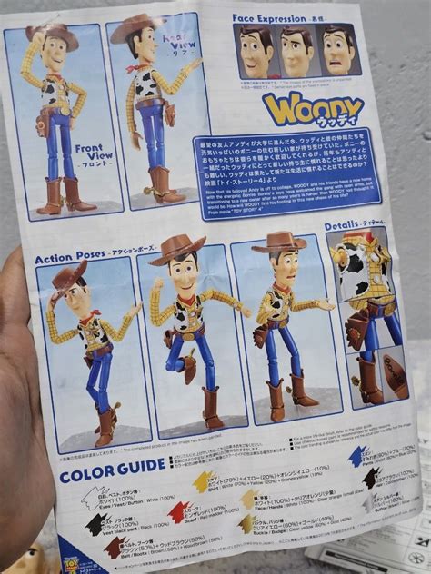 Bandai Toy Story 4 Woody Plastic Model Kit Changeable Face Expression