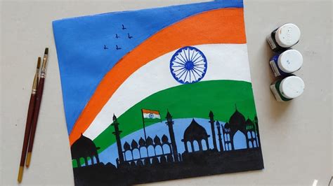 Republic Day Drawing Easy For Beginnersrepublic Day Drawing Step By