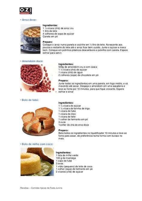 As celebrações juninas são marcadas por uma encenação de casamento. Receitas comidas tipicas festa junina