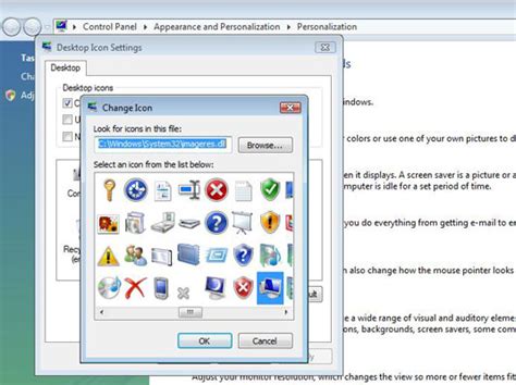 How To Change And Arrange Desktop Icons In Windows Vista Dummies