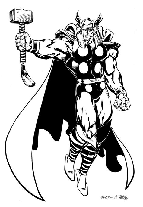 Thor By Bart Sears Thor Comic Art Thor Art Superhero Comic Comic