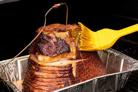 how to double smoke and glaze ham thermoworks