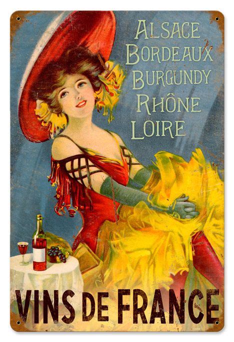 Vins de France Vintage Poster Les affiches françaises d époque Affiche de vin Affiches