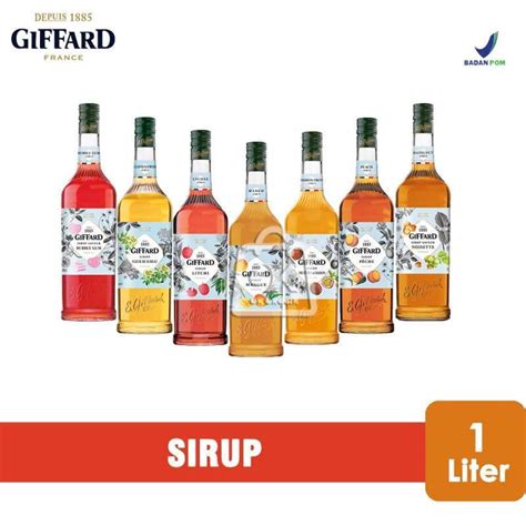 Promo Sirup Giffard Giffard Syrup All Varian Botol Kaca Liter