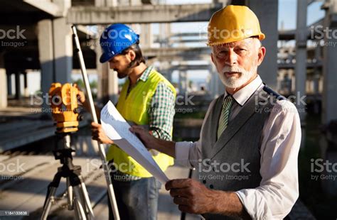 Engineer Contractor Architect Teamwork Construction People Talking And