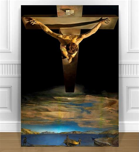 Salvador Dali Christ On The Cross St John Canvas Print 8x10 Surreal