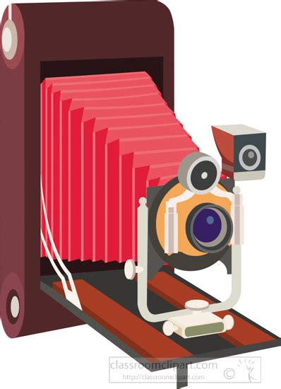 Camera Clipart Old Vintage Photography Camera Educational Clip Art