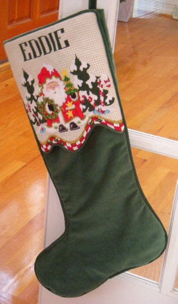 stocking topper~canvas by strictly christmas needlepoint christmas stockings needlework