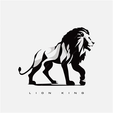 Premium Vector Lion King Vector Logo Template Wild Animal Lion