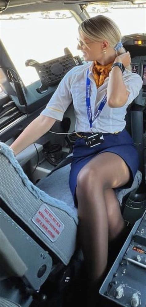 Kathy West Jet Girl Flight Girls Flight Attendant Uniform Women With Beautiful Legs Perfect