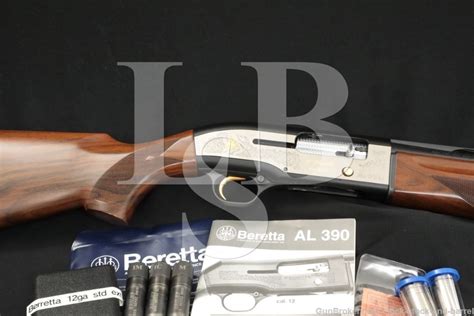 Beretta Model Al390 Al 390 12 Ga 28″ Engraved Semi Auto Shotgun Mfd 1998 Lock Stock And Barrel