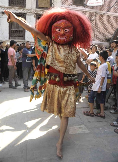 majipa lakhey aaju  demon  cares festival ecsnepal  nepali